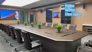 LYLN Motorisierter ausziehbarer Monitor mit integriertem Qualitätskonferenzsystem